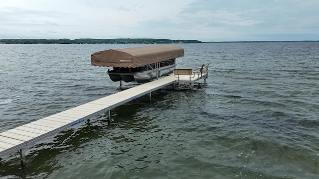14275 Schuelke Beach Rd NW, Miltona, MN 56354 - dock featuring a water view