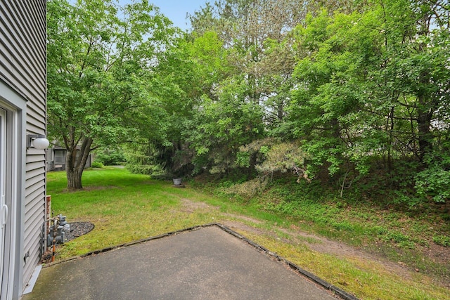 2513 Sumac Rdg, White Bear Lake, MN 55110 - view of grassy yard with a patio
