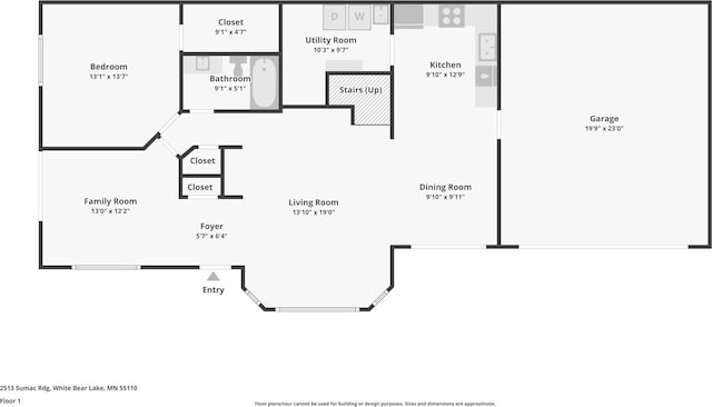 2513 Sumac Rdg, White Bear Lake, MN 55110 - view of room layout
