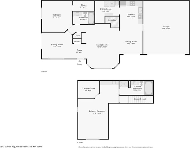 2513 Sumac Rdg, White Bear Lake, MN 55110 - view of floor plan / room layout