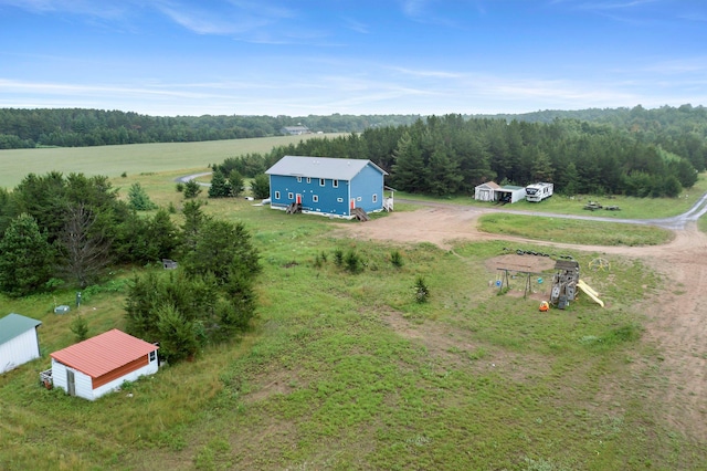 42118 Lowden Ave, Sunrise Twp, MN 55032 - bird's eye view of a heavily wooded area