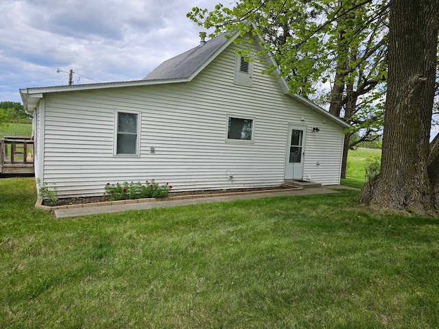 10244 State Highway 87, Blueberry Twp, MN 56464 - rear view of property featuring a lawn