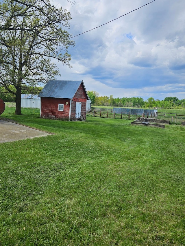10244 State Highway 87, Blueberry Twp, MN 56464 - view of yard with a barn and an outbuilding