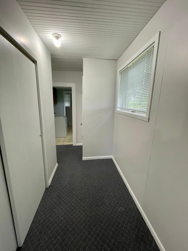 10244 State Highway 87, Blueberry Twp, MN 56464 - hall featuring dark carpet and baseboards