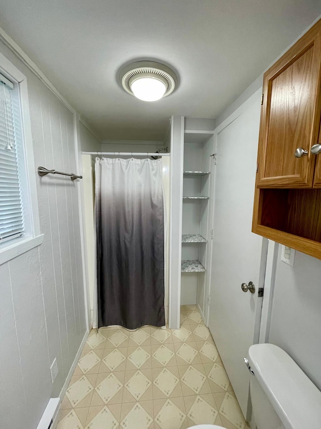 10244 State Highway 87, Blueberry Twp, MN 56464 - full bathroom with a shower with curtain and tile patterned floors