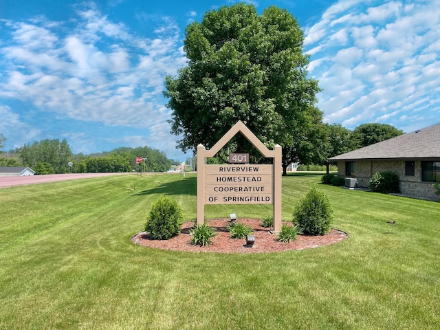 401 County Road 5 Unit 102, Springfield, MN 56087 - community sign featuring a lawn