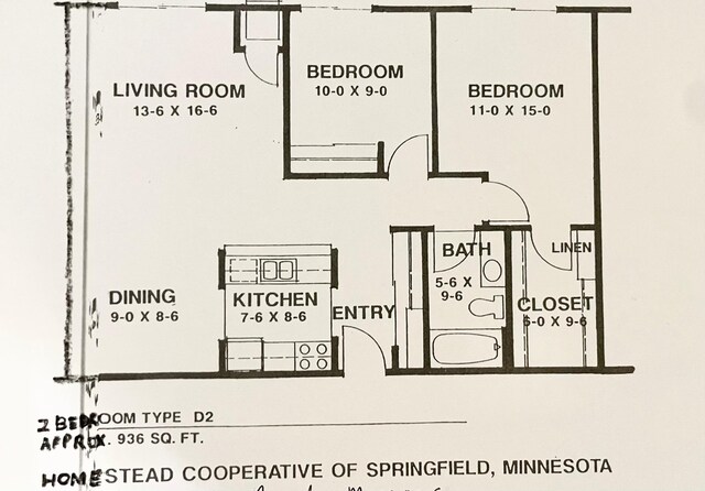 401 County Road 5 Unit 102, Springfield, MN 56087 - view of home floor plan