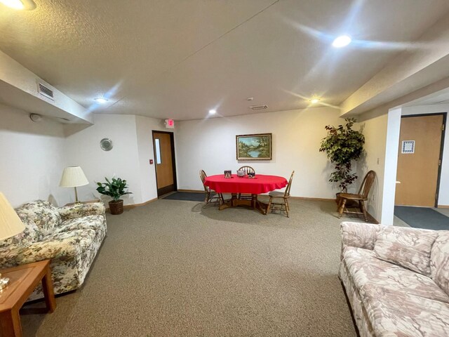401 County Road 5 Unit 102, Springfield, MN 56087 - carpeted living area featuring baseboards and recessed lighting