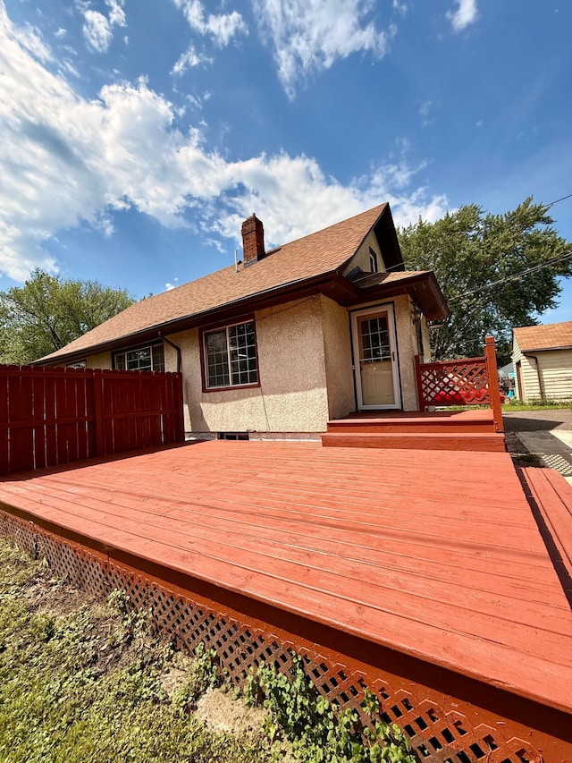 2112 Manitou Ave, Saint Paul, MN 55119 - view of wooden deck
