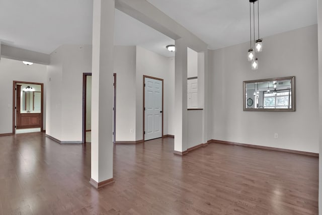 17417 72nd Ave N Unit 205, Maple Grove, MN 55311 - spare room with wood finished floors and baseboards