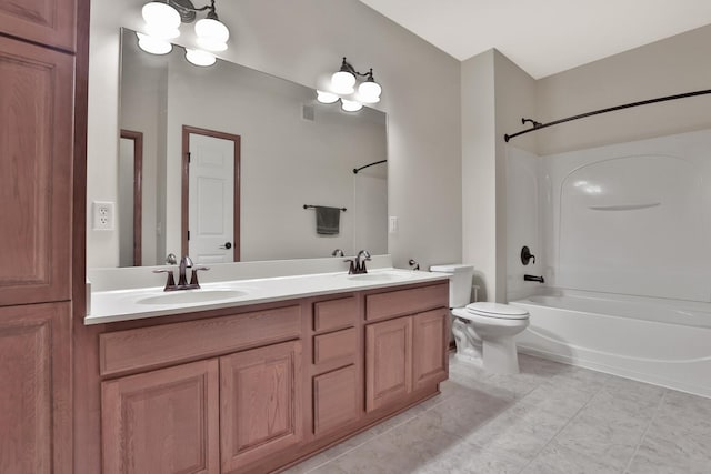 17417 72nd Ave N Unit 205, Maple Grove, MN 55311 - full bathroom with double vanity and washtub / shower combination