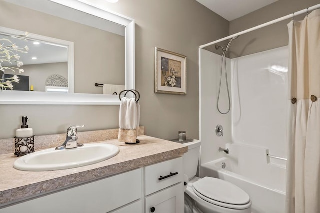 722 Hilltop Dr, Taylors Falls, MN 55084 - bathroom with vanity and shower / tub combo