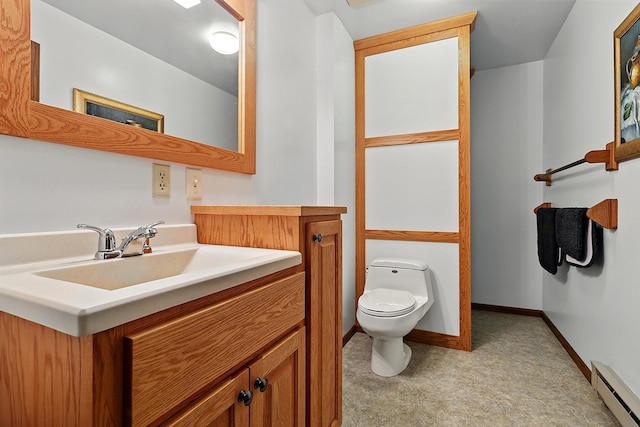 19316 Miller Rd, Dell Grove Twp, MN 55072 - bathroom with a baseboard radiator and vanity