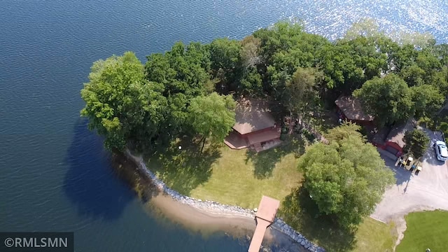 9429 Jeske Ave NW, Corinna Twp, MN 55302 - aerial view of property and surrounding area with a nearby body of water