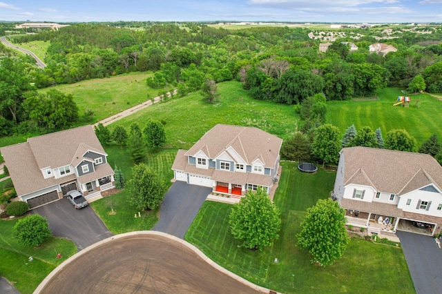9721 Emerson Ct, Eden Prairie, MN 55347 - bird's eye view of a heavily wooded area