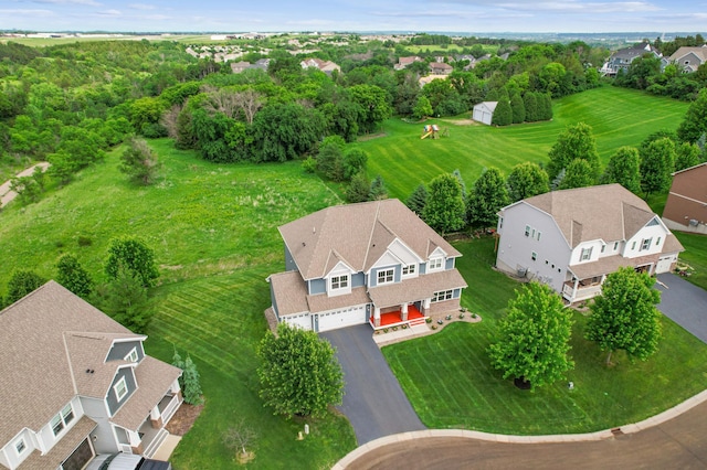 9721 Emerson Ct, Eden Prairie, MN 55347 - aerial perspective of suburban area