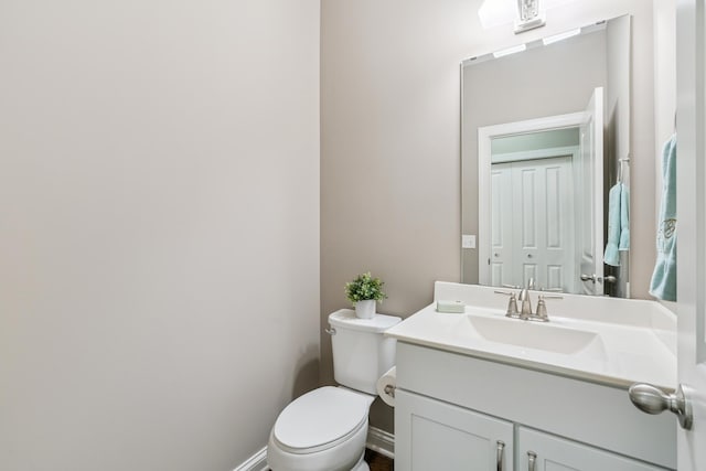 9721 Emerson Ct, Eden Prairie, MN 55347 - half bathroom with vanity and toilet