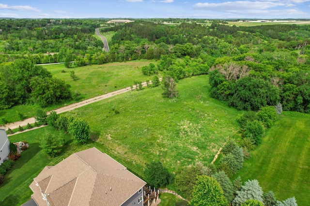 9721 Emerson Ct, Eden Prairie, MN 55347 - aerial view of a heavily wooded area
