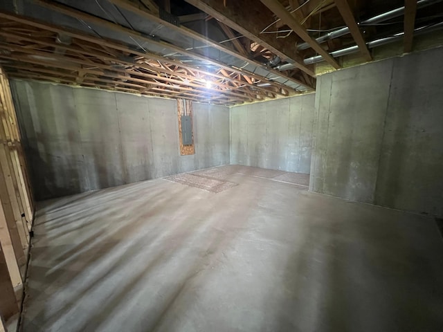 9721 Emerson Ct, Eden Prairie, MN 55347 - unfinished basement featuring electric panel