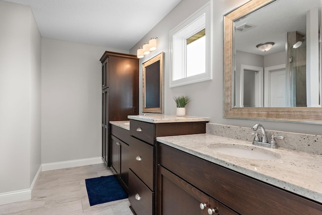 14675 77th St NE, Otsego, MN 55330 - full bathroom featuring vanity and a shower