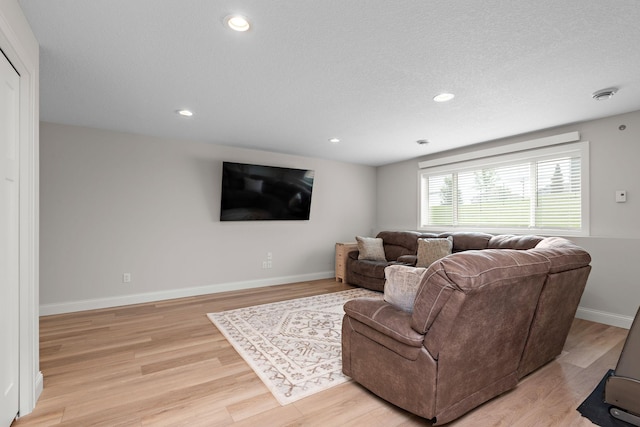 14675 77th St NE, Otsego, MN 55330 - living room featuring light wood-type flooring and recessed lighting