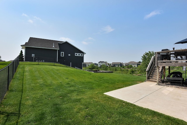 14675 77th St NE, Otsego, MN 55330 - view of yard with a patio, stairs, and a wooden deck