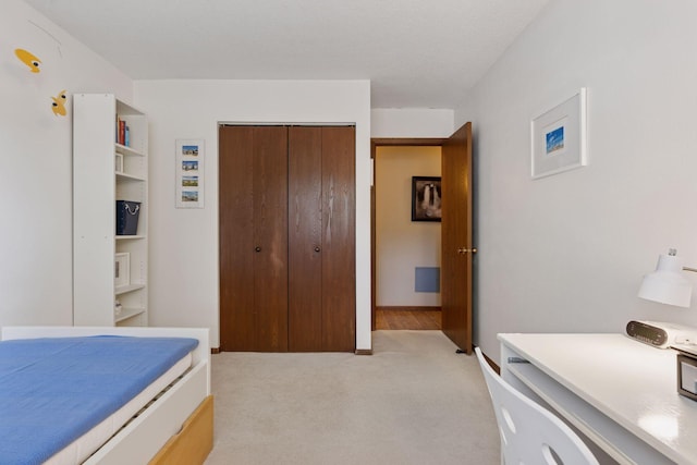 2254 Benson Ave Unit C, Saint Paul, MN 55116 - bedroom with a closet and light colored carpet