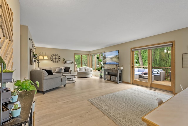 5278 River Wood Dr, Savage, MN 55378 - living room with plenty of natural light and light wood finished floors