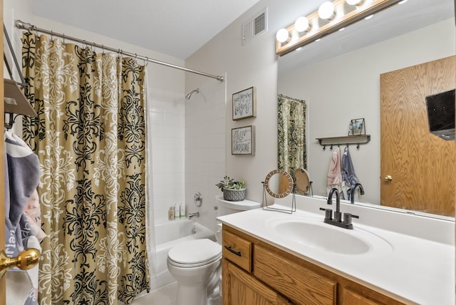 5278 River Wood Dr, Savage, MN 55378 - bathroom featuring vanity and shower / bath combination with curtain