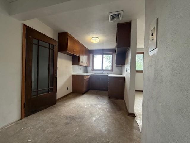 103 Circle Dr, Jackson, MN 56143 - kitchen with concrete floors and light countertops