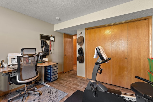 17317 Faraday Ct, Lakeville, MN 55024 - office space featuring light wood-style floors and a textured ceiling
