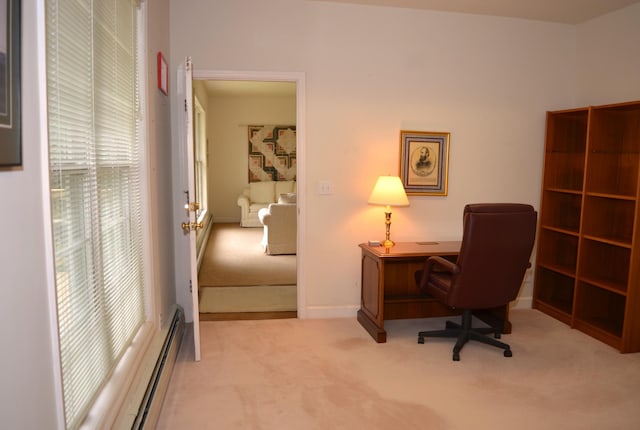 30155 Lakeview Ave, Wacouta Twp, MN 55066 - carpeted office space with healthy amount of natural light and baseboard heating