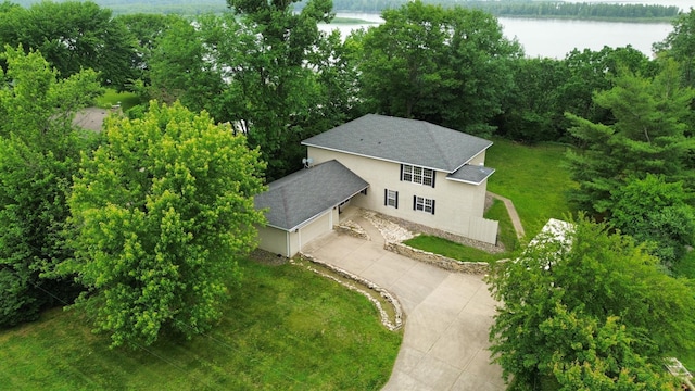 30155 Lakeview Ave, Wacouta Twp, MN 55066 - view from above of property featuring a nearby body of water