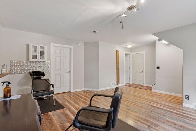 1650 107th Ave NW, Coon Rapids, MN 55433 - office area with light wood finished floors and baseboards
