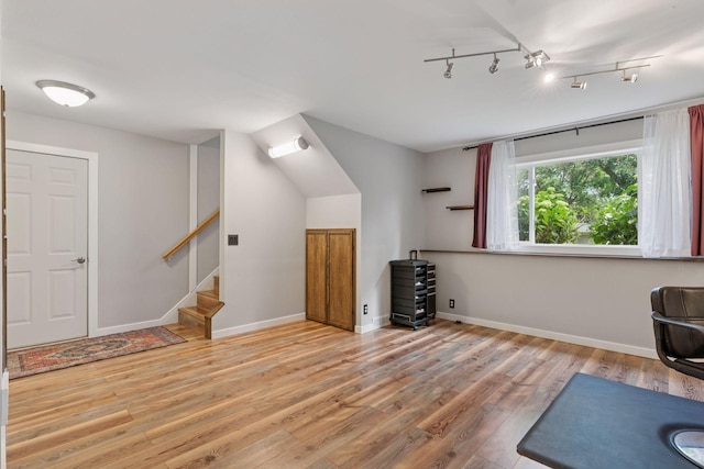 1650 107th Ave NW, Coon Rapids, MN 55433 - interior space with wood finished floors and stairway