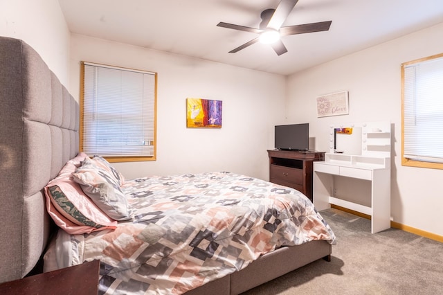 2303 9th Ave SW, Austin, MN 55912 - bedroom with carpet flooring and a ceiling fan