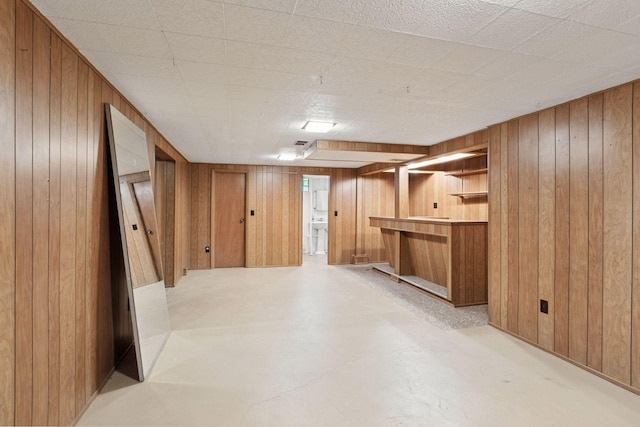 2514 5th St NE, Minneapolis, MN 55418 - finished below grade area with wooden walls and a bar