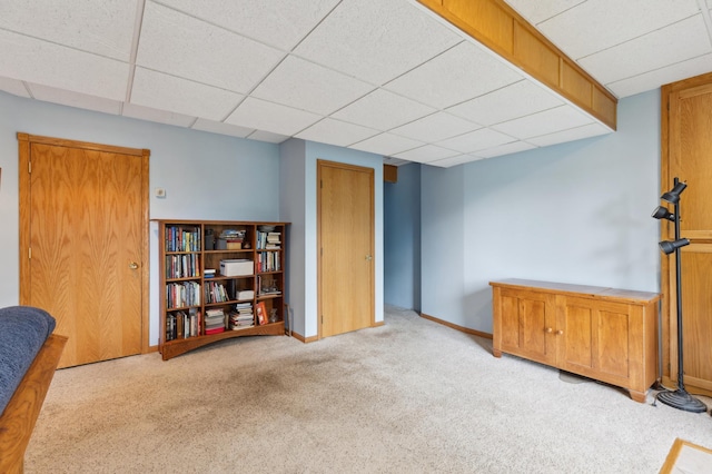 3147 94th Ln NE, Blaine, MN 55449 - interior space featuring carpet and a paneled ceiling