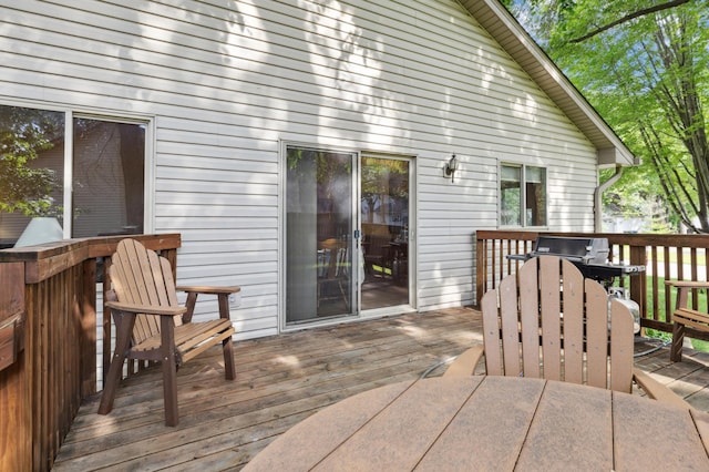 3147 94th Ln NE, Blaine, MN 55449 - wooden deck featuring outdoor dining space