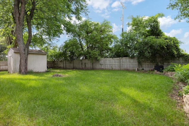 3147 94th Ln NE, Blaine, MN 55449 - fenced backyard with a storage shed