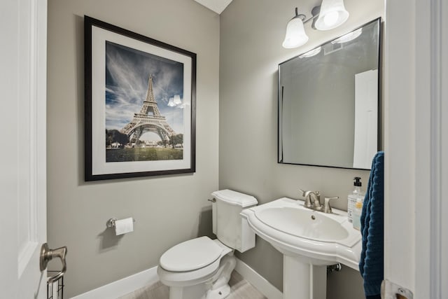 26659 145th St NW, Zimmerman, MN 55398 - half bathroom featuring baseboards and toilet