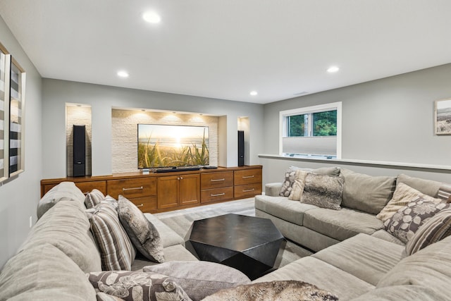 26659 145th St NW, Zimmerman, MN 55398 - living room with recessed lighting and light wood-style flooring