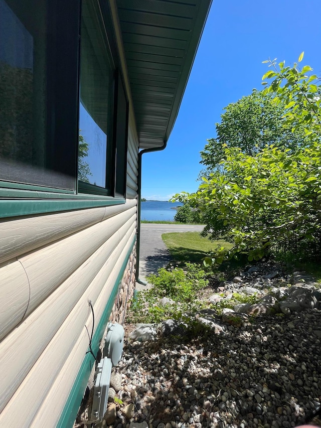 38481 County Highway 41, Star Lake Twp, MN 56528 - view of side of home with a water view