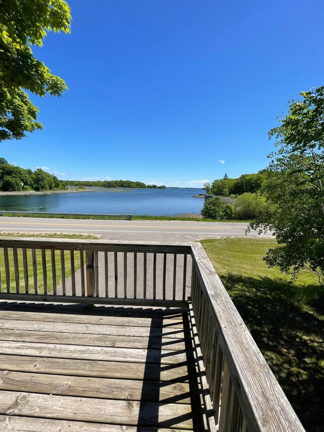 38481 County Highway 41, Star Lake Twp, MN 56528 - deck with a water view