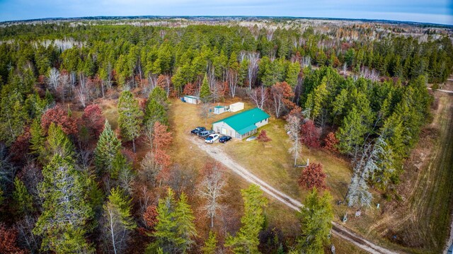 1951 Wolf Lake Dr SE, Bemidji, MN 56601 - view of subject property featuring a forest
