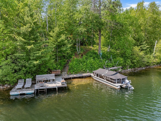 43784 Spider Lake Rd, Marcell, MN 56657 - dock with a water view