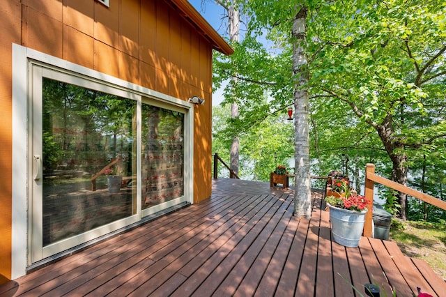 43784 Spider Lake Rd, Marcell, MN 56657 - view of deck