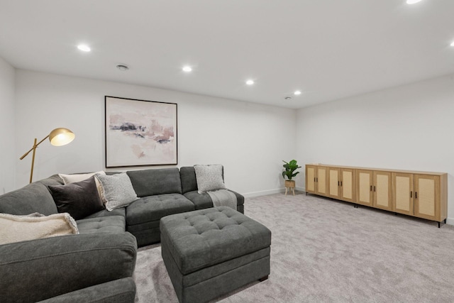 5043 42nd Ave S, Minneapolis, MN 55417 - living area with recessed lighting and light carpet