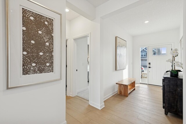 14551 74th St NE, Otsego, MN 55330 - entryway featuring light wood-style floors and recessed lighting