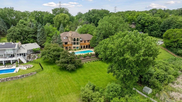 6541 Beach Rd, Eden Prairie, MN 55344 - drone / aerial view of a pool area